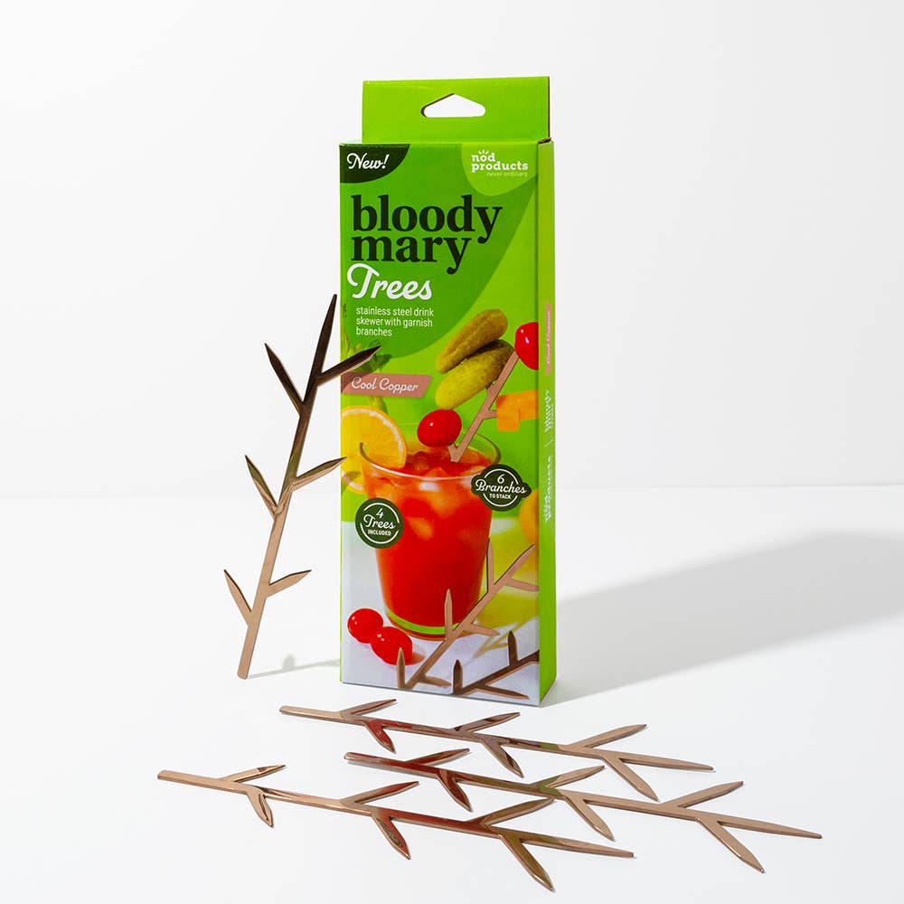 NOD Products - Bloody Mary Trees | Drink Skewers - Cool Copper