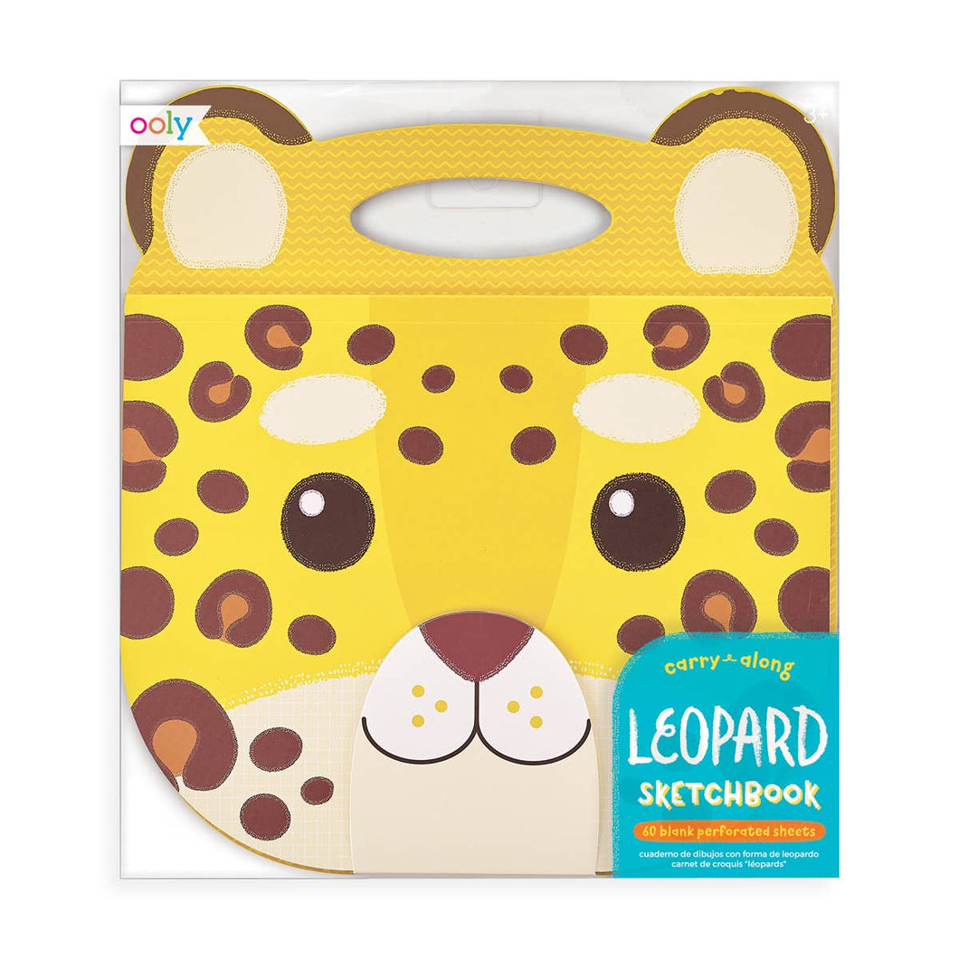 OOLY - Animal Carry Along Sketchbook - Leopard