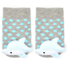 Load image into Gallery viewer, Liventi - Baby Dolphin Boogie Toes Rattle Socks
