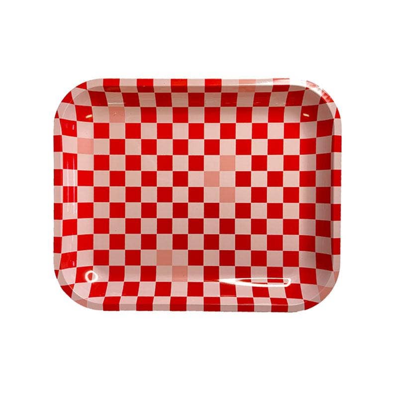 Golden Gems - Pink Checker Large Tray