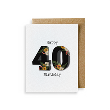 Load image into Gallery viewer, The Crafted Goat - 40th Birthday Card
