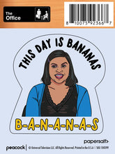 Load image into Gallery viewer, Papersalt - The Office: This Day is Bananas Sticker
