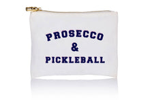 Load image into Gallery viewer, Toss Designs - Flat Zip Bag-Pickleball &amp; Prosecco
