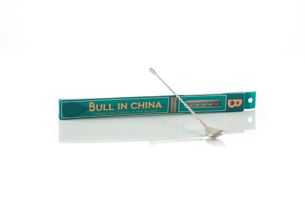 Bull in China - Teardrop Barspoons (30cm/12