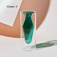 Load image into Gallery viewer, IVORE.GROUP - Nordic Hydroponic Colored Glass Vase - Green
