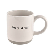 Load image into Gallery viewer, Sweet Water Decor - Dog Mom - Cream Stoneware Coffee Mug - 14 oz
