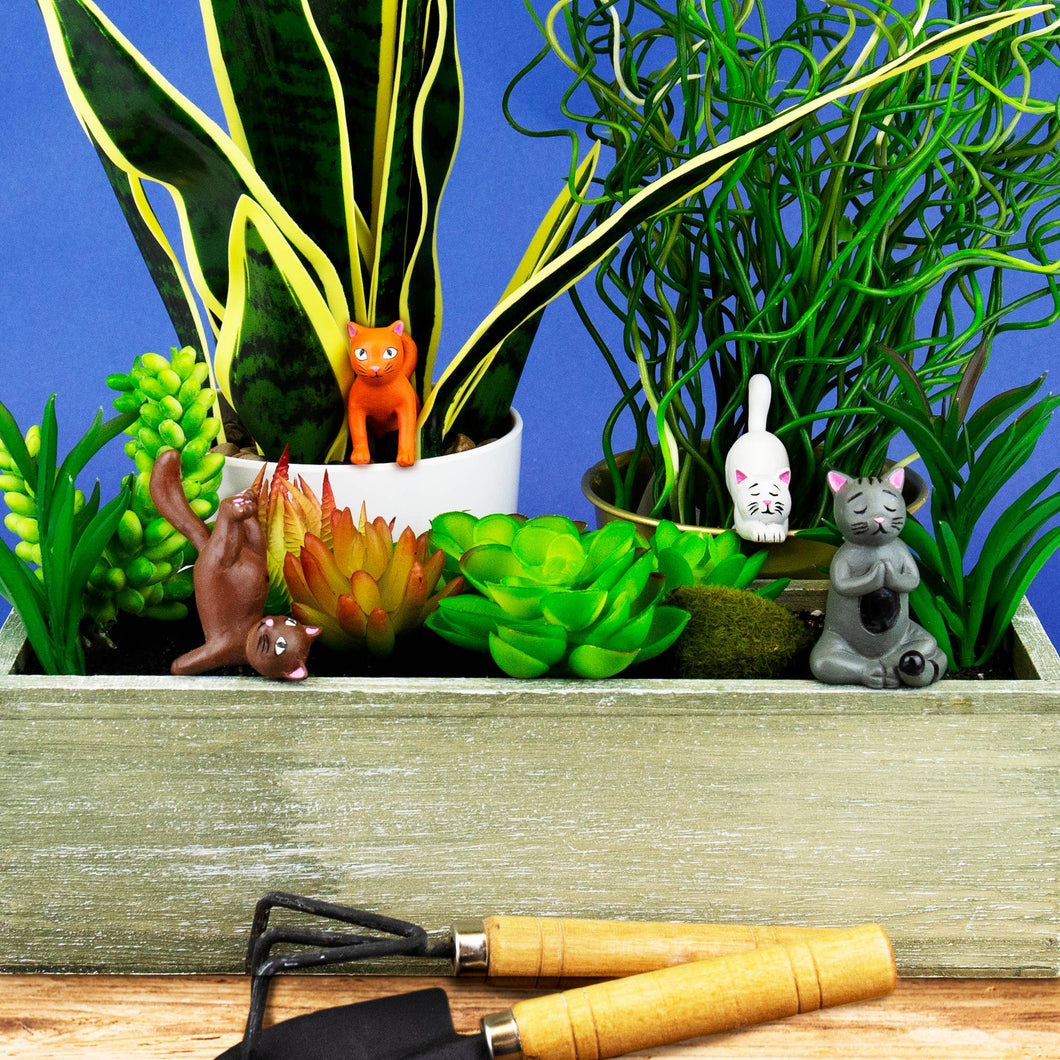 Gift Republic - Plant Pot Yoga Cat Markers